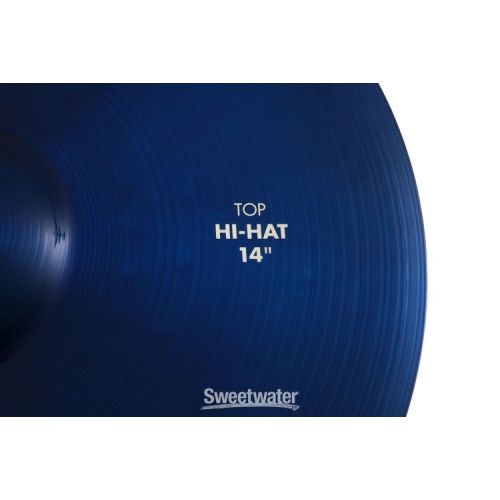  Paiste 14 inch Color Sound 900 Blue Hi-hat Cymbals