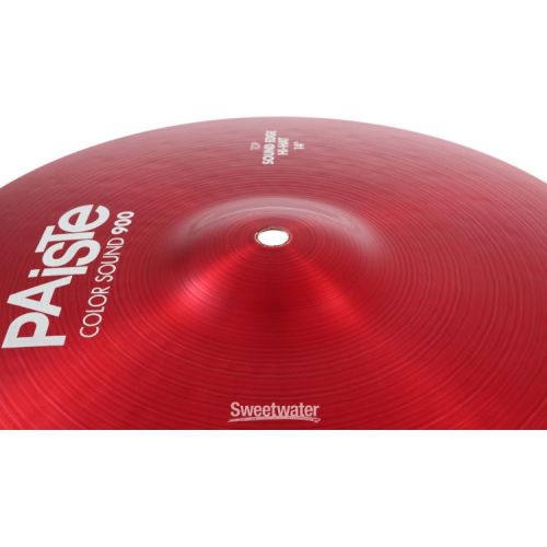  Paiste Color Sound 900 Red Sound Edge Hi-hat Cymbal - Top, 14-inch