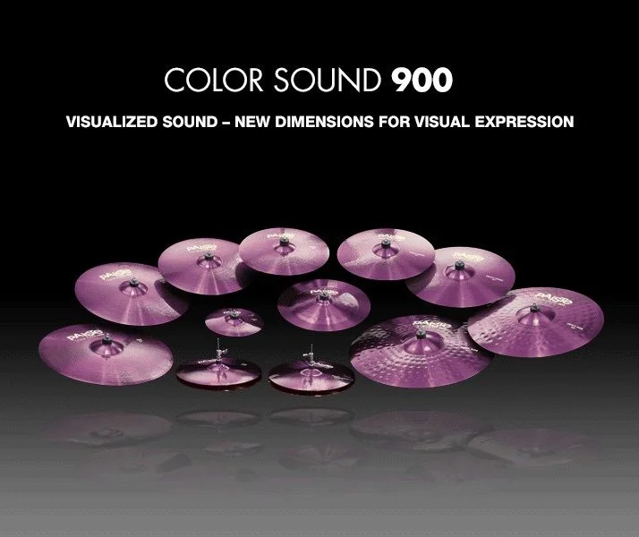  Paiste 14 inch Color Sound 900 Purple Sound Edge Hi-hat Cymbals