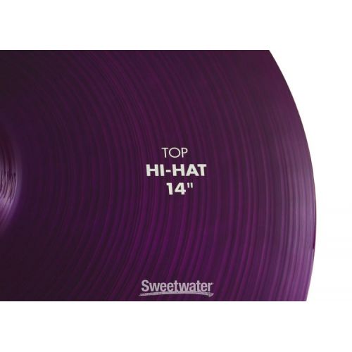  Paiste 14 inch Color Sound 900 Purple Hi-hat Cymbals