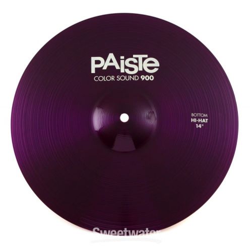  Paiste 14 inch Color Sound 900 Purple Hi-hat Cymbals