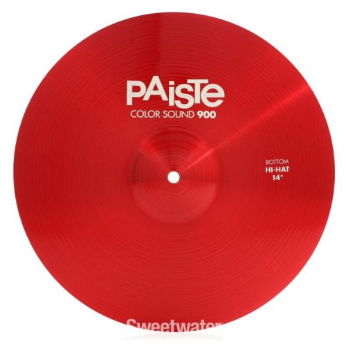  Paiste 14 inch Color Sound 900 Red Hi-hat Cymbals