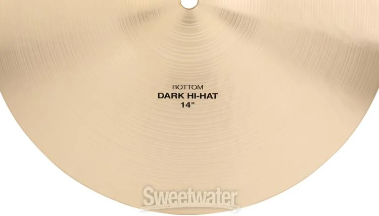 Paiste Masters Dark Hi-hat Cymbal - 14 inch, Bottom