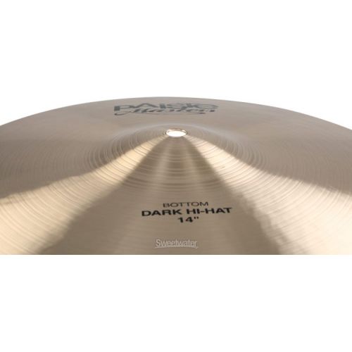  Paiste Masters Dark Hi-hat Cymbal - 14 inch, Bottom