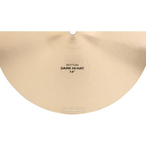  Paiste Masters Dark Hi-hat Cymbal - 14 inch, Bottom