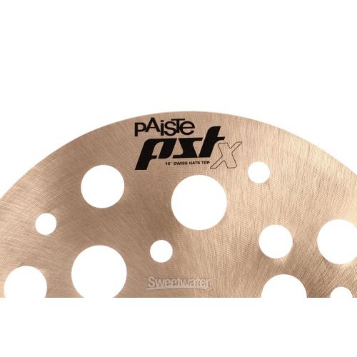  Paiste 16 inch PST X Swiss Hi-hat Cymbals