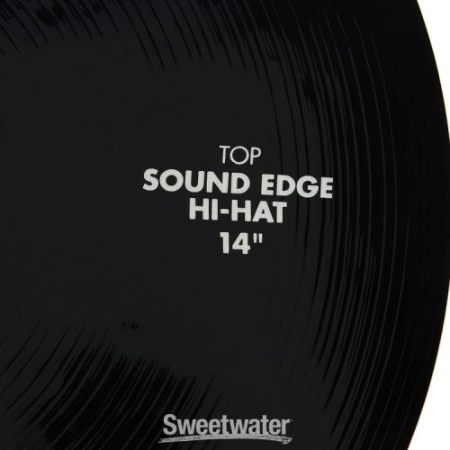  Paiste Color Sound 900 Black Sound Edge Hi-hat Cymbal - 14-inch, Top