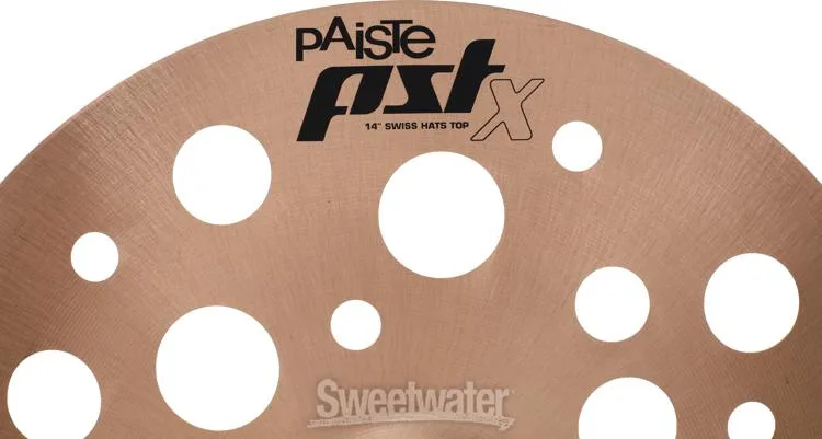  Paiste 14 inch PST X Swiss Hi-hat Cymbals