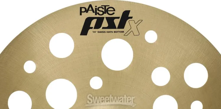  Paiste 14 inch PST X Swiss Hi-hat Cymbals