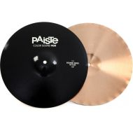 Paiste 14 inch Color Sound 900 Black Sound Edge Hi-hat Cymbals