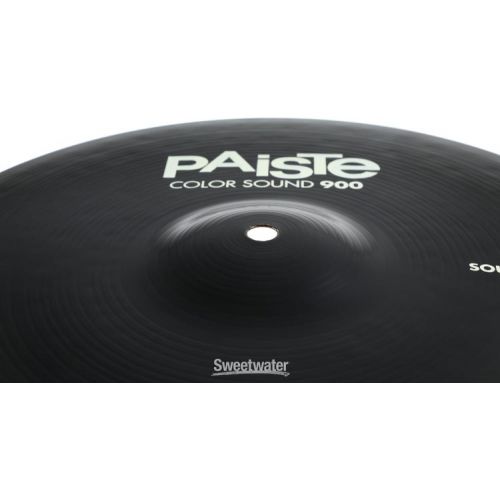  Paiste 14 inch Color Sound 900 Black Sound Edge Hi-hat Cymbals