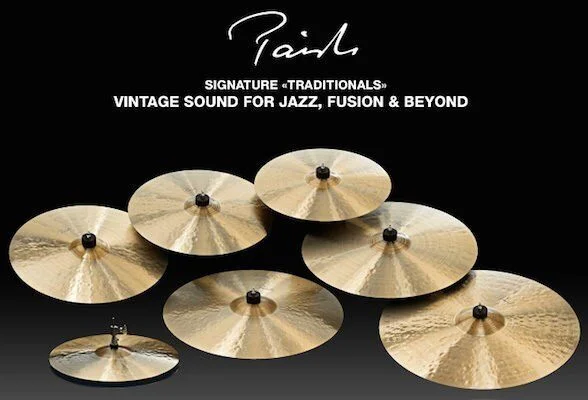  Paiste Signature Traditionals Hi-hat Cymbals - 14 inch, Medium Light