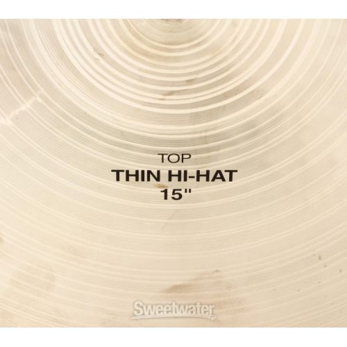  Paiste 15 inch Masters Thin Hi-hat Cymbals