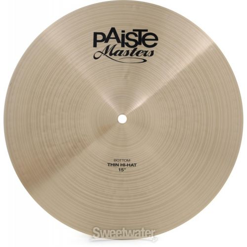  Paiste 15 inch Masters Thin Hi-hat Cymbals