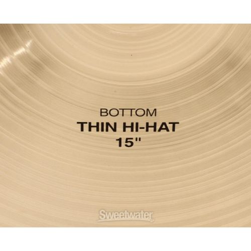  Paiste 15 inch Masters Thin Hi-hat Cymbals