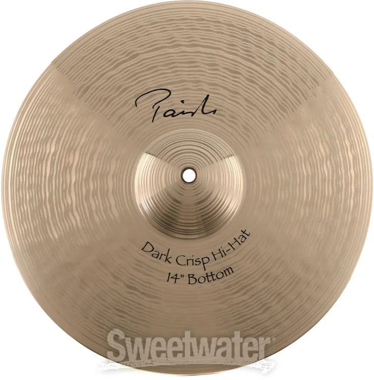  Paiste 14 inch Signature Dark Crisp Hi-hat Cymbals