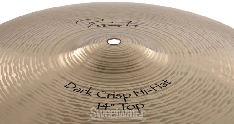  Paiste 14 inch Signature Dark Crisp Hi-hat Cymbals