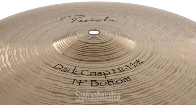  Paiste 14 inch Signature Dark Crisp Hi-hat Cymbals