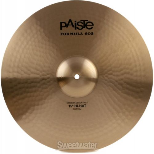  Paiste 15 inch Formula 602 Modern Essentials Hi-hat Cymbals