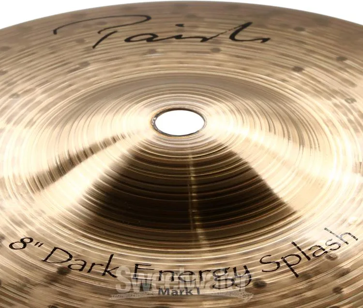  Paiste 8 inch Signature Dark Energy Splash Mk I Cymbal