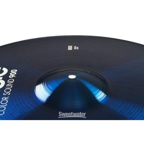  Paiste 22 inch Color Sound 900 Blue Ride Cymbal