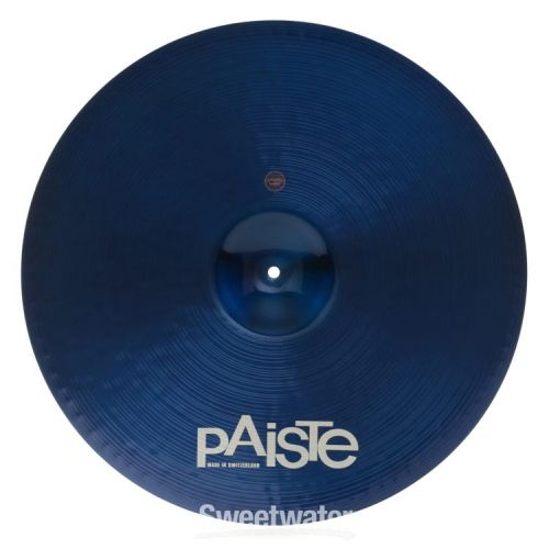  Paiste 22 inch Color Sound 900 Blue Ride Cymbal