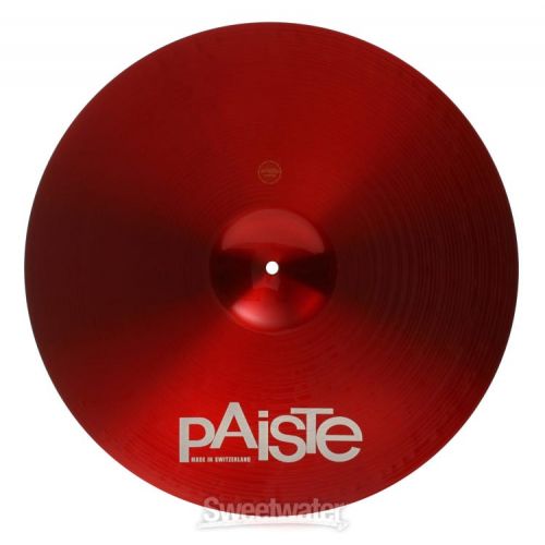  Paiste 19 inch Color Sound 900 Red Crash Cymbal