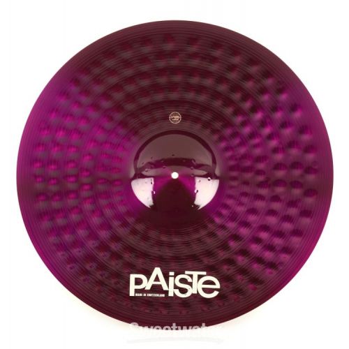  Paiste 24 inch Color Sound 900 Purple Mega Ride Cymbal