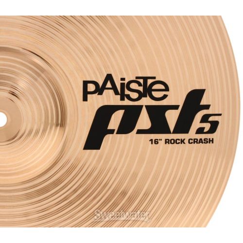  Paiste PST 5 Rock Crash Cymbal - 16-inch Demo