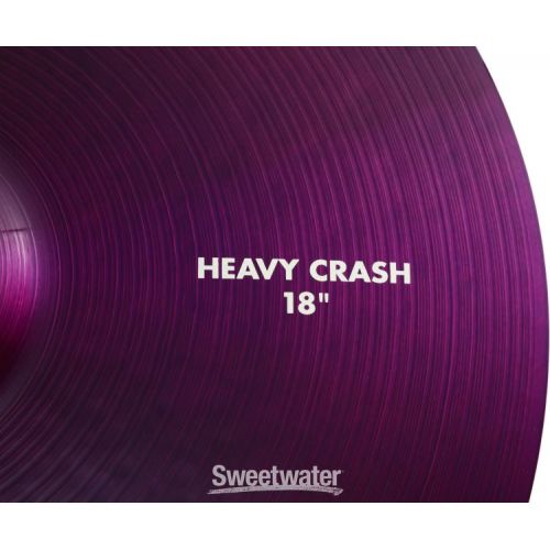  Paiste 18 inch Color Sound 900 Purple Heavy Crash Cymbal