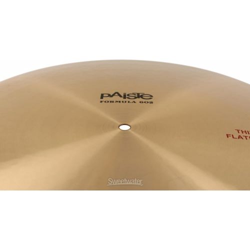  Paiste Formula 602 Thin Flat Ride - 20-inch