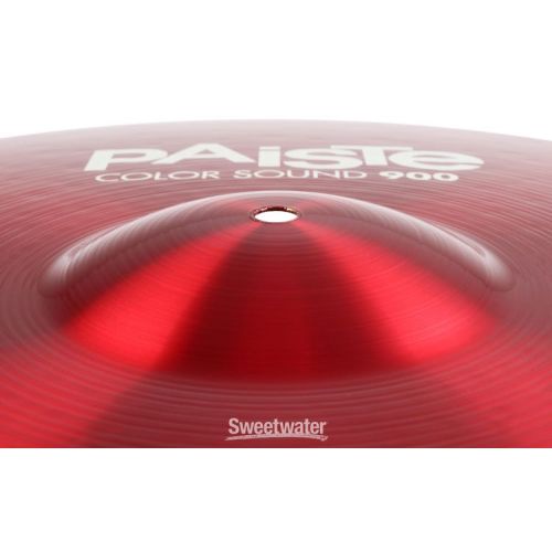  Paiste 20 inch Color Sound 900 Red Heavy Crash Cymbal