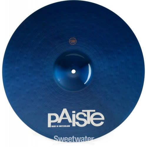  Paiste 18 inch Color Sound 900 Blue Heavy Crash Cymbal