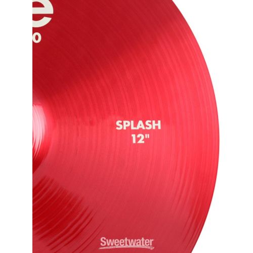  Paiste 12 inch Color Sound 900 Red Splash Cymbal