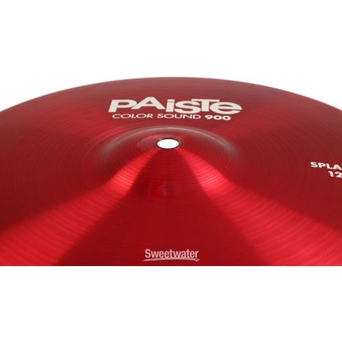  Paiste 12 inch Color Sound 900 Red Splash Cymbal