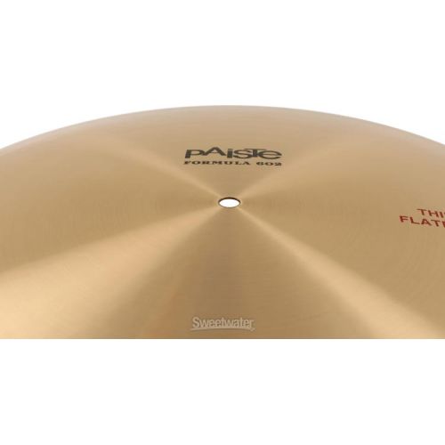  Paiste Formula 602 Thin Flat Ride - 18-inch