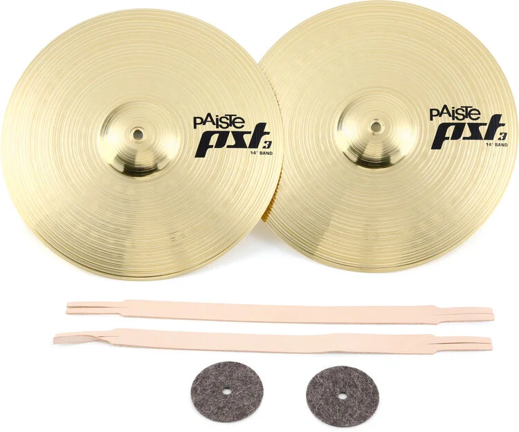  Paiste PST 3 Band Cymbal Pair - 14 inch