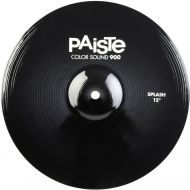 Paiste 12 inch Color Sound 900 Black Splash Cymbal