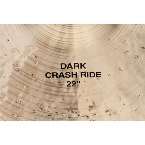  Paiste 22 inch Masters Dark Crash/Ride Cymbal Demo