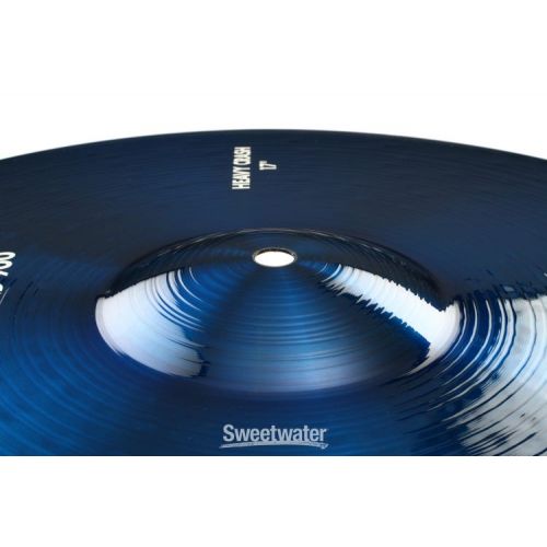  Paiste 17 inch Color Sound 900 Blue Heavy Crash Cymbal