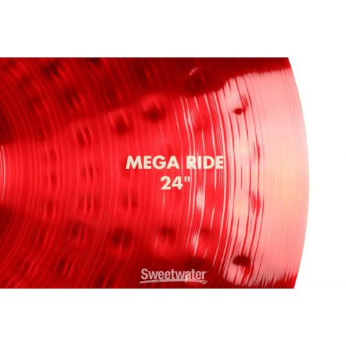  Paiste 24 inch Color Sound 900 Red Mega Ride Cymbal