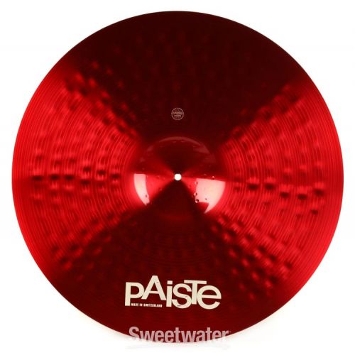  Paiste 24 inch Color Sound 900 Red Mega Ride Cymbal