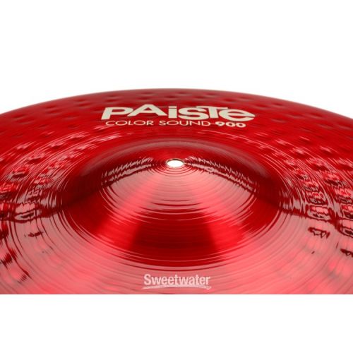  Paiste 24 inch Color Sound 900 Red Mega Ride Cymbal