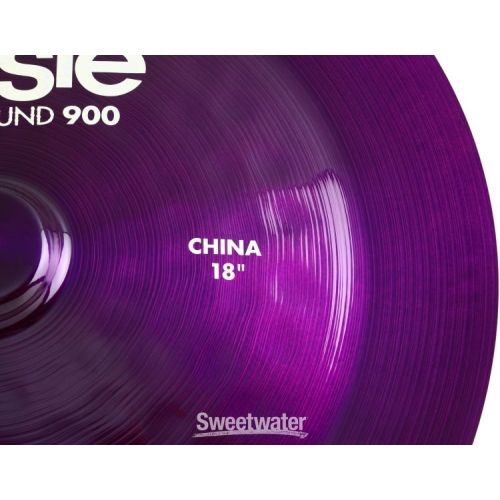  Paiste 18 inch Color Sound 900 Purple China Cymbal