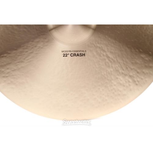  Paiste 22 inch Formula 602 Modern Essentials Crash Cymbal