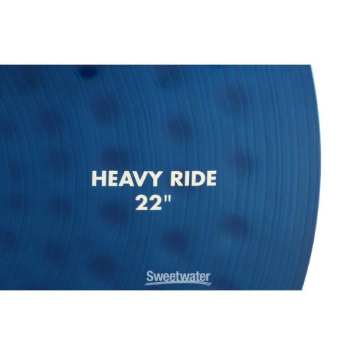  Paiste 22 inch Color Sound 900 Blue Heavy Ride Cymbal