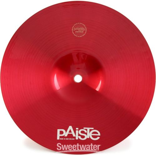  Paiste 10 inch Color Sound 900 Red Splash Cymbal