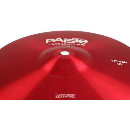  Paiste 10 inch Color Sound 900 Red Splash Cymbal