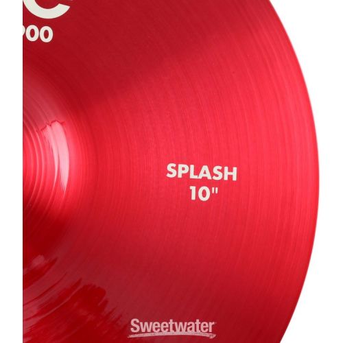  Paiste 10 inch Color Sound 900 Red Splash Cymbal