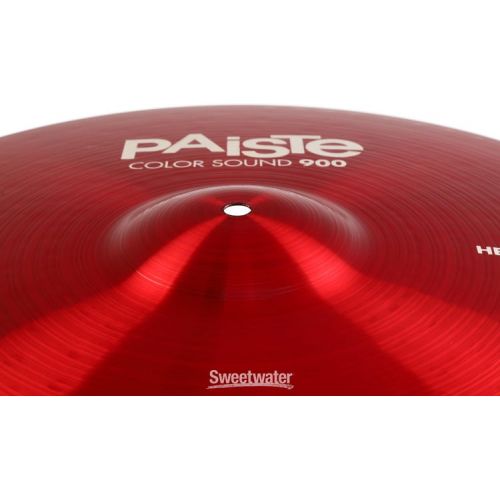  Paiste 18 inch Color Sound 900 Red Heavy Crash Cymbal